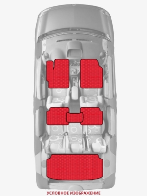 ЭВА коврики «Queen Lux» комплект для Honda Civic Si (5G)